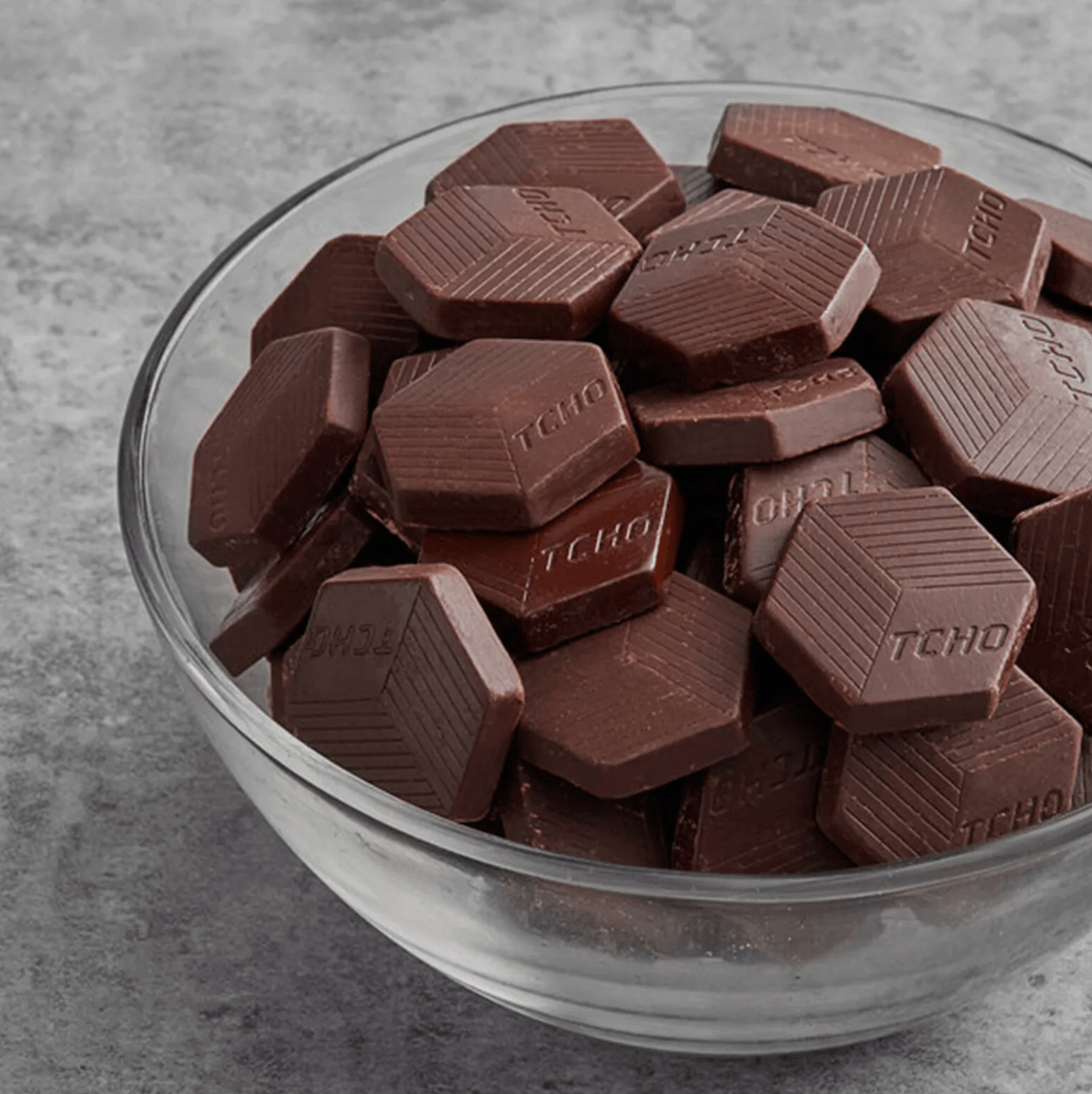 Mighty Mosaic 62% Dark Hexagons - TCHO | Adagio Chocolates